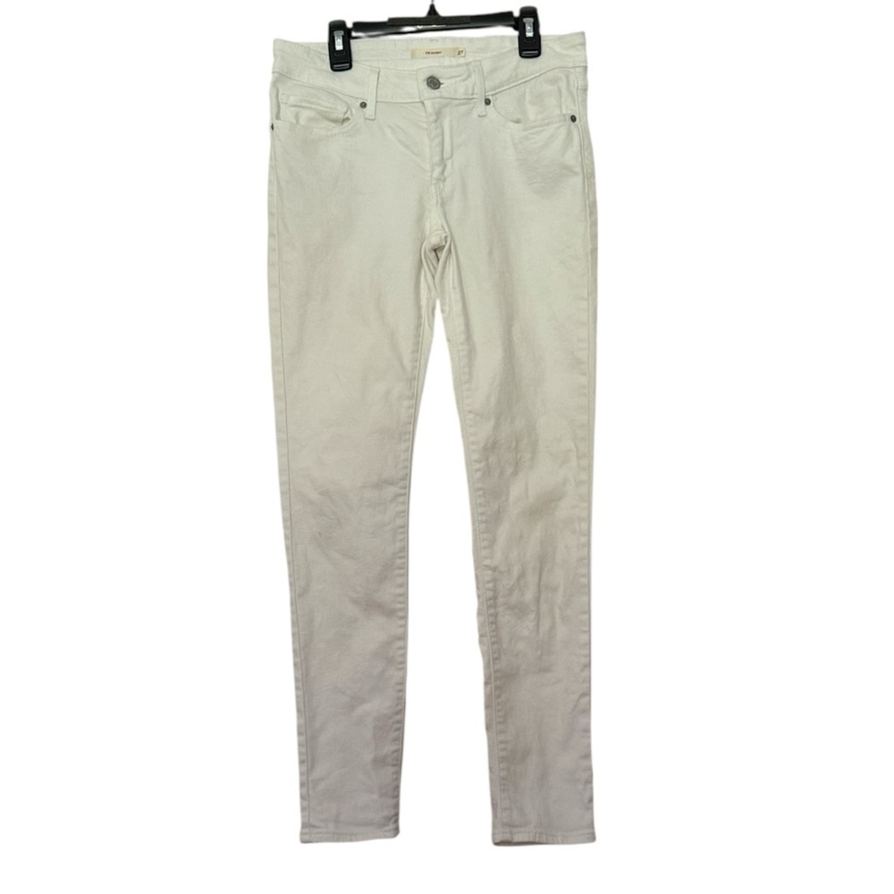 NWOT Levi’s 711 Skinny White Jeans
